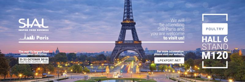 MEET US AT SIAL PARIS ON 21-25 OCTOBER 2018!