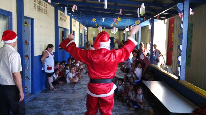 Natal em creches carentes - Itajaí - 2013