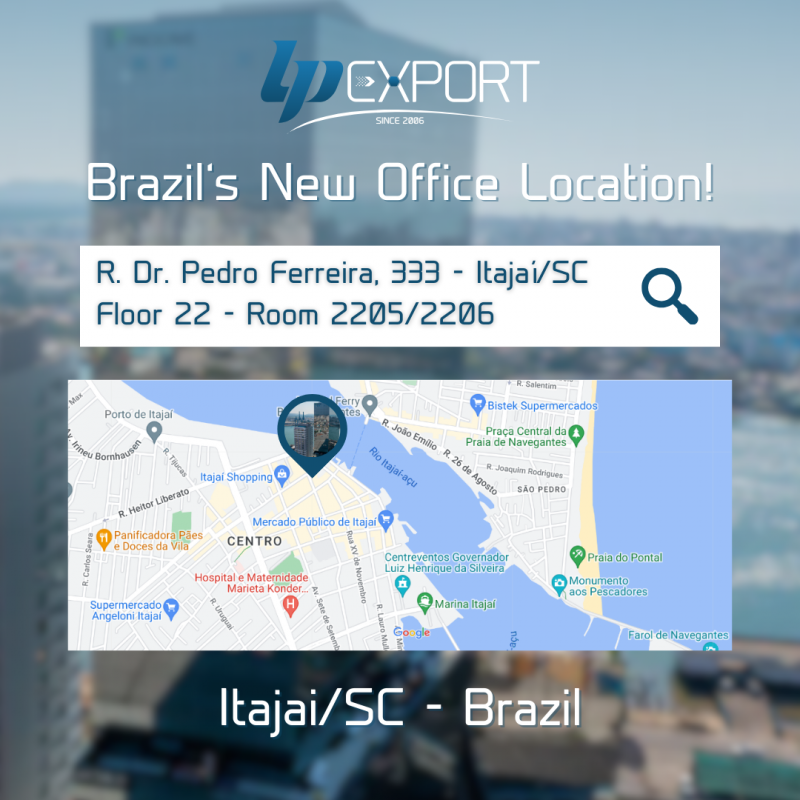 New Company Address in Brazil 