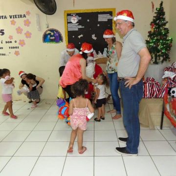 Natal em creches carentes - Itajaí - 2015